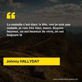 Citation Johnny HALLYDAY