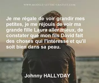 Citation de Johnny HALLYDAY