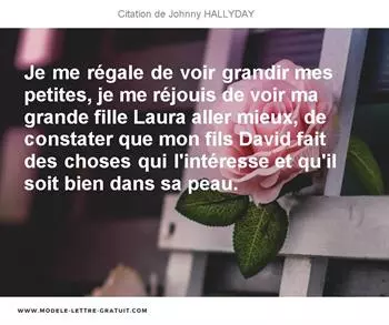 Citations Johnny HALLYDAY