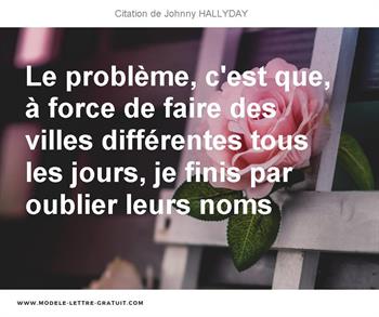 Citations Johnny HALLYDAY
