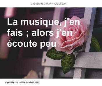 Citations Johnny HALLYDAY