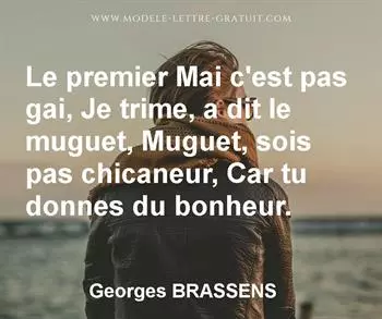Citation de Georges BRASSENS