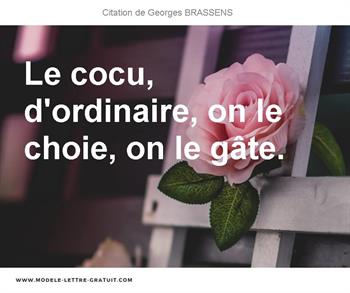 Citations Georges BRASSENS