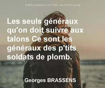 Citation de Georges BRASSENS