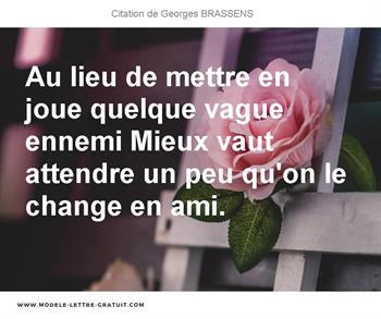 Citations Georges BRASSENS