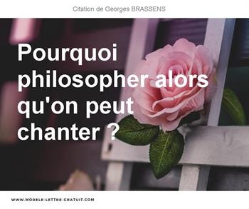 Citations Georges BRASSENS