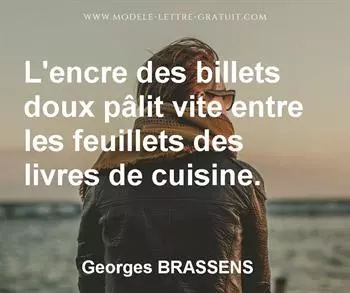 Citation de Georges BRASSENS