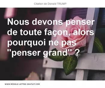 Citations Donald TRUMP