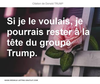 Citations Donald TRUMP