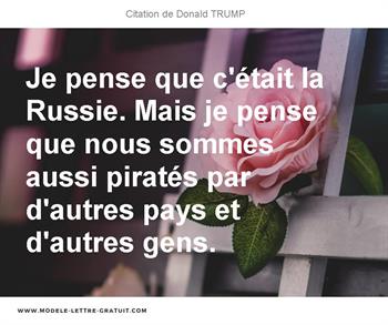 Citations Donald TRUMP