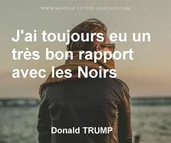 Citation de Donald TRUMP