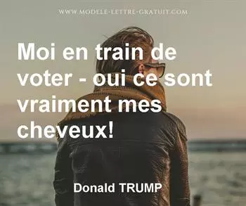 Citation de Donald TRUMP