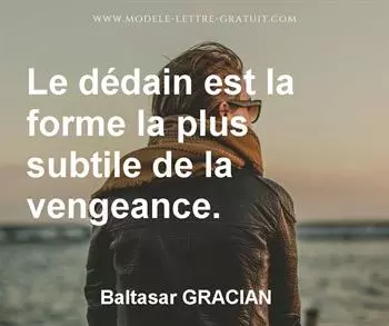 Citation de Baltasar GRACIAN