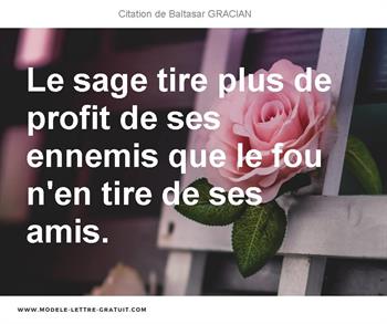 Citations Baltasar GRACIAN