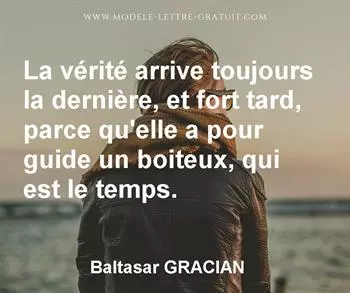 Citation de Baltasar GRACIAN