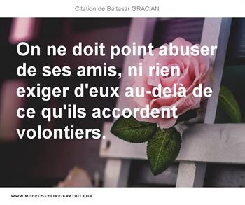 Citations Baltasar GRACIAN