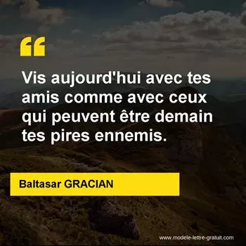 Citation Baltasar GRACIAN