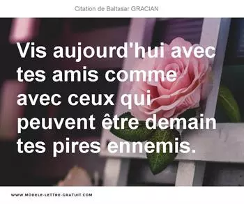 Citations Baltasar GRACIAN