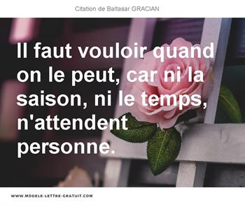 Citations Baltasar GRACIAN