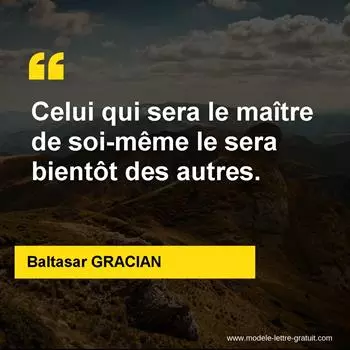 Citation Baltasar GRACIAN