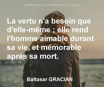 Citation de Baltasar GRACIAN