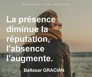 Citation de Baltasar GRACIAN