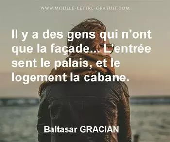 Citation de Baltasar GRACIAN