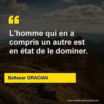 Citation Baltasar GRACIAN