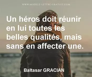 Citation de Baltasar GRACIAN