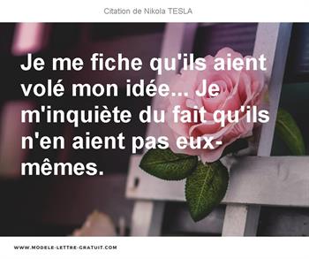 Citations Nikola TESLA