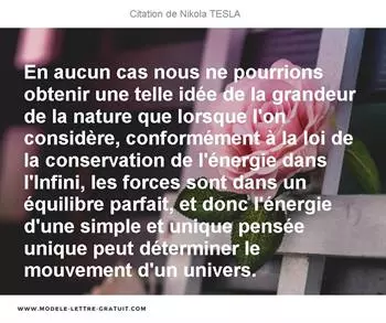 Citations Nikola TESLA