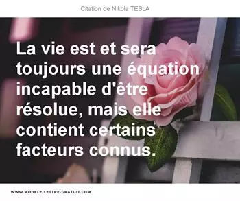 Citations Nikola TESLA