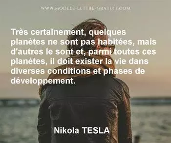 Citation de Nikola TESLA