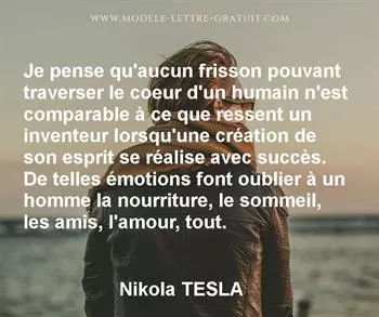 Citation de Nikola TESLA