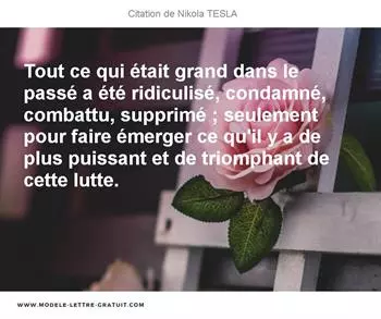 Citations Nikola TESLA