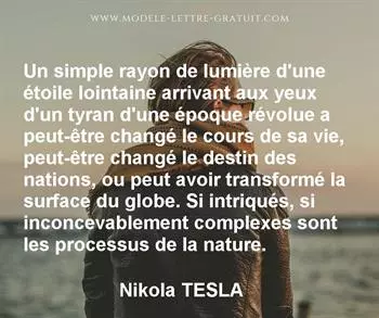 Citation de Nikola TESLA