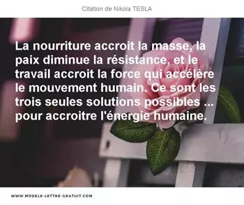 Citations Nikola TESLA