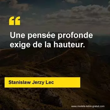 Citation Stanislaw Jerzy Lec