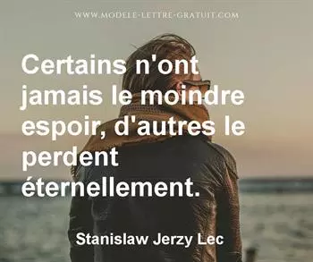 Citation de Stanislaw Jerzy Lec