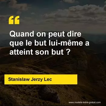 Citation Stanislaw Jerzy Lec