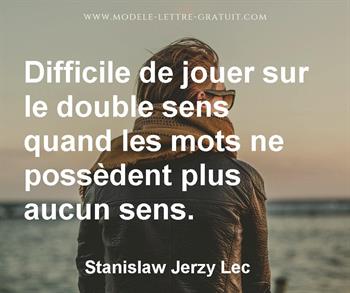 Citation de Stanislaw Jerzy Lec