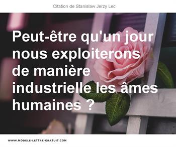 Citations Stanislaw Jerzy Lec