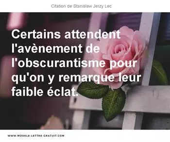 Citations Stanislaw Jerzy Lec