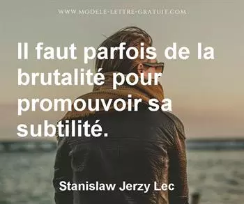 Citation de Stanislaw Jerzy Lec