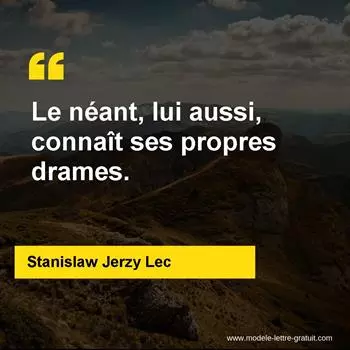 Citation Stanislaw Jerzy Lec