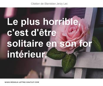 Citations Stanislaw Jerzy Lec