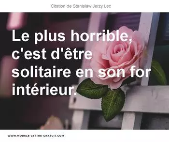 Citations Stanislaw Jerzy Lec