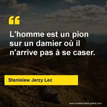 Citation Stanislaw Jerzy Lec
