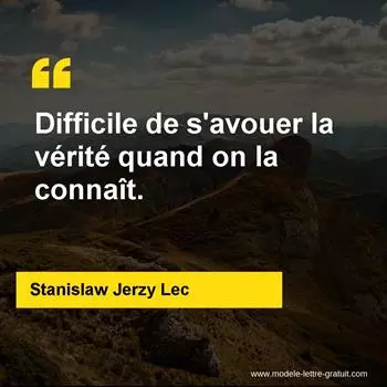 Citation Stanislaw Jerzy Lec