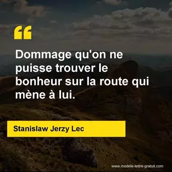 Citation Stanislaw Jerzy Lec